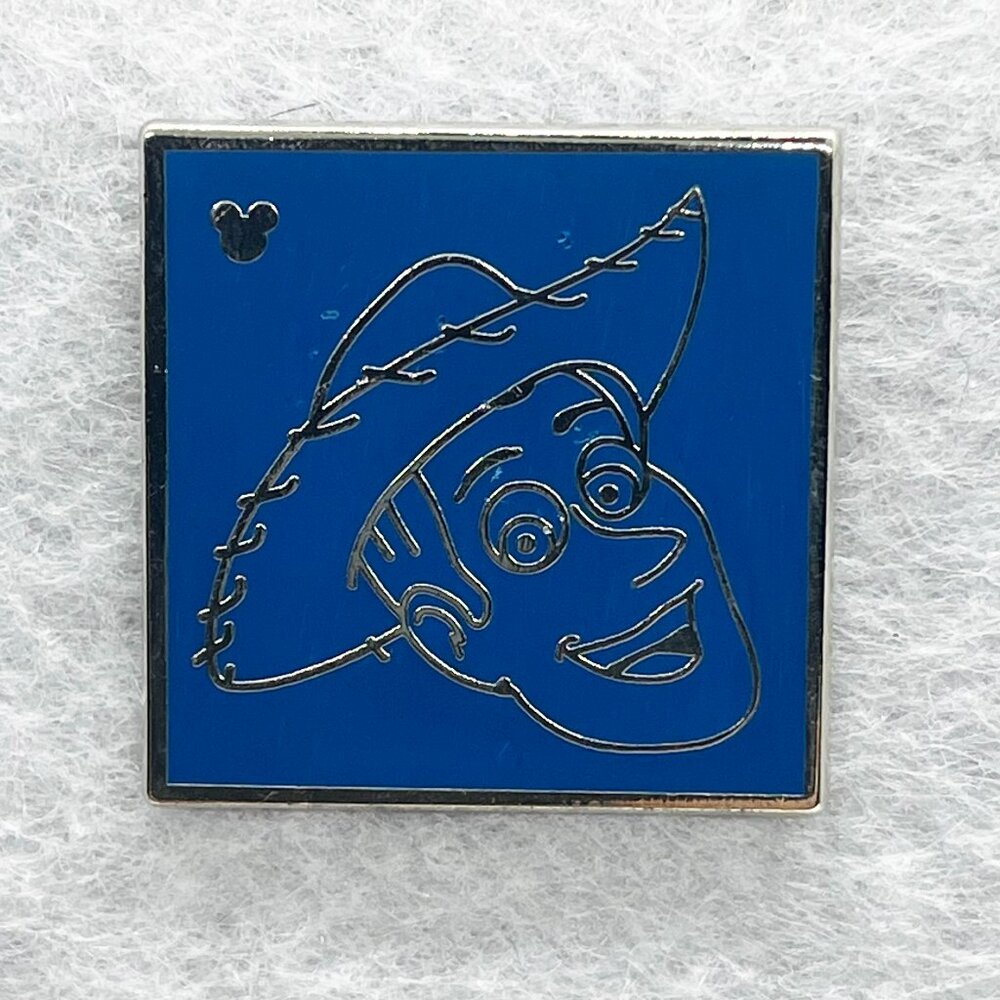 🔮 5/$25 Disney Character Outlines Toy Story Woody‎ Pin